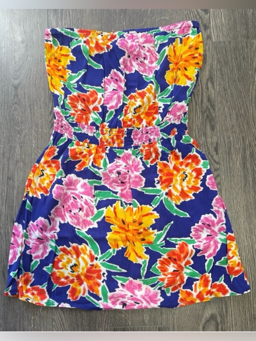 Aeries Floral Strapless Dress